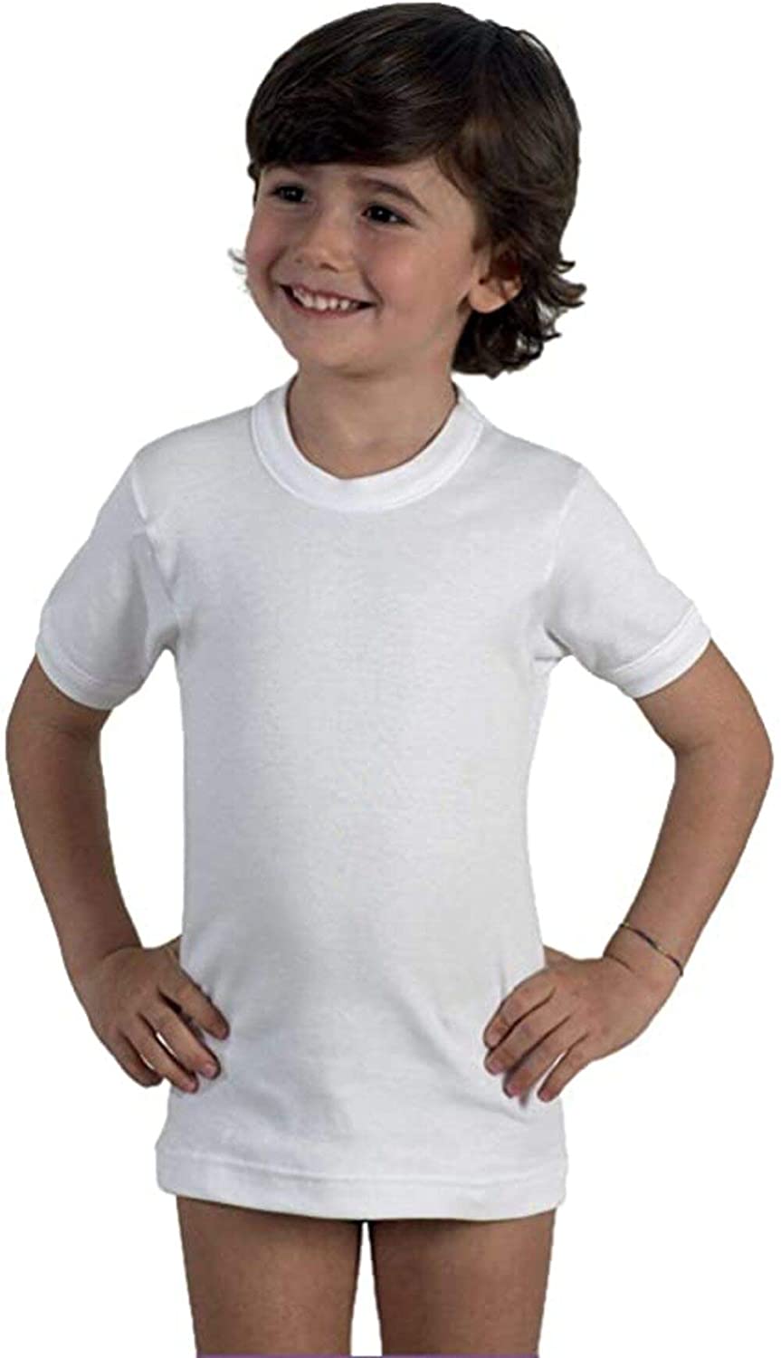 maglia mezza manica bambino in caldo cotone (confezione 4 pezzi) articolo B10 - Speedy