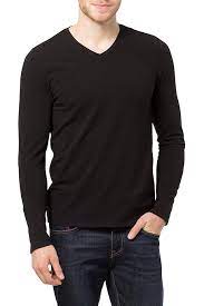 Maglia uomo manica lunga in cotone felpato girocollo / scollo V (confezione 3 pezzi) articolo OP31 / OP38 - Speedy